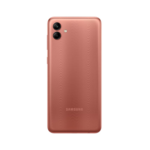 SAMSUNG A04 4GB/64GB Copper: 6.5” HD+ Display, 50MP + 2MP Rear Cameras, 5000mAh Battery, Expandable Storage up to 1TB, 15W Adaptive Fast Charging