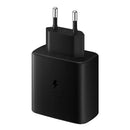 SAMSUNG GALAXY CHARGER 45W W/O/BLACK Official Samsung 45W Super Fast 2.0 USB-C Charger. IMG 1988. This 45w 2.0 Tech Charger Is Compatible With All Samsung Phone Because of Its adaptive Technology.