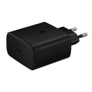 SAMSUNG GALAXY CHARGER 45W W/O/BLACK Official Samsung 45W Super Fast 2.0 USB-C Charger. IMG 1988. This 45w 2.0 Tech Charger Is Compatible With All Samsung Phone Because of Its adaptive Technology.
