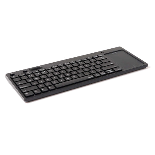 RAPOO K2800 BLACK W/L KEYBOARD WITH TOUCHPAD Reliable 2.4 GHz wireless connection Longer keyboard life Sealed anti-oxidation membrane Integrated touchpad