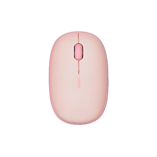 M650 Silent Bluetooth Mouse Pink Portable Dual Mode Silent Mouse with BT3.0 5.0 & 2.4G USB Mini Receiver 1300 DPI Slim Computer Mouse for Laptop MacBook Air Pro Mac iMac Apple iPad