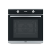 FRANKE FSM 86 HE XS Multifunction Electric Oven, Featuring Satin Stainless Steel / Black Crystal Finish from the Smart Collection, Boasts a Capacity of 71 Liters with Hydrolytic Cleaning