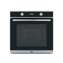 FRANKE FSM 86 HE XS Multifunction Electric Oven, Featuring Satin Stainless Steel / Black Crystal Finish from the Smart Collection, Boasts a Capacity of 71 Liters with Hydrolytic Cleaning