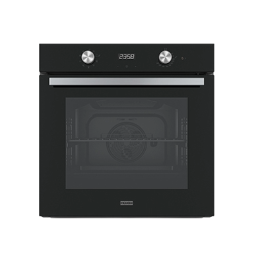 FRANKE Oven FSM 86 H BK Cristallo Nero, Exceptional Performance And Versatility For Modern Kitchens, Glass Design, Advanced Cooking Features, And Easy-to-use Controls