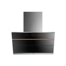 FOTILE JQG-9009 Kitchen Hood 90cm Wide Tempered Glass Surface, O-touch Control, 2 Speed Fan Control, Delay-off Function, Low Noise Level