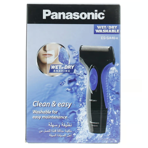 ESSA40 PANASONIC SHAVER, WET & DRY, EGRONOMIC DESIGN, SINGLE BLADE, RECHARGEABLE