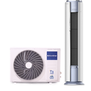 EcoStar EF-24GL02S Glacier FSU Series Floor Standing Air Conditioner With AI Temperature Control, Gold Fin Evaporator & Condenser and 5th Generation Self-Cleaning Evaporator & Condenser