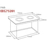 FOTILE EEG 75201 HOB The Most Powerful In Its Class. High heating power for effective hea ting. German-made Schott Ceran Glass and EGO Heating Elements.