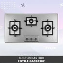 FOTILE GAS90302 HOB 12 Safety Protectionsmulti-protection From The Inside Out, Safe Cooking Guaranteed Rapid Ignition, No Need To Keep Pressing.