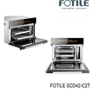 FOTILE SCD42-CT2, Luxurious Steam Built-In Oven with Illuminated Touch Control and Coffee Tempered Glass