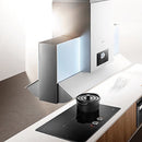 FOTILE EA06 RANGE HOOD The Appearance Of This Island Extractor Hood Is Characterised By The Distinctive Bright White Colour And Led Lighting