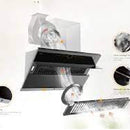 FOTILE JQG 9009 GRS O-TOUCH 90cm Wide Tempered Glass Surface, O-touch Control, 2 Speed Fan Control, Delay-off Function, Low Noise Level