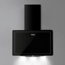 FRANKE FPJ 915 V BK A Purity Kitchen Chimney Hood: Pyramidal, 90cm, 750m3/h, 3 Speeds, Vertical Evo, Stainless Steel, Black Glass, Energy Efficient