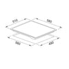 Franke Smart Electric HOB FRSM 604 C T Built In Electric Ceramic Hob for Modern Kitchens