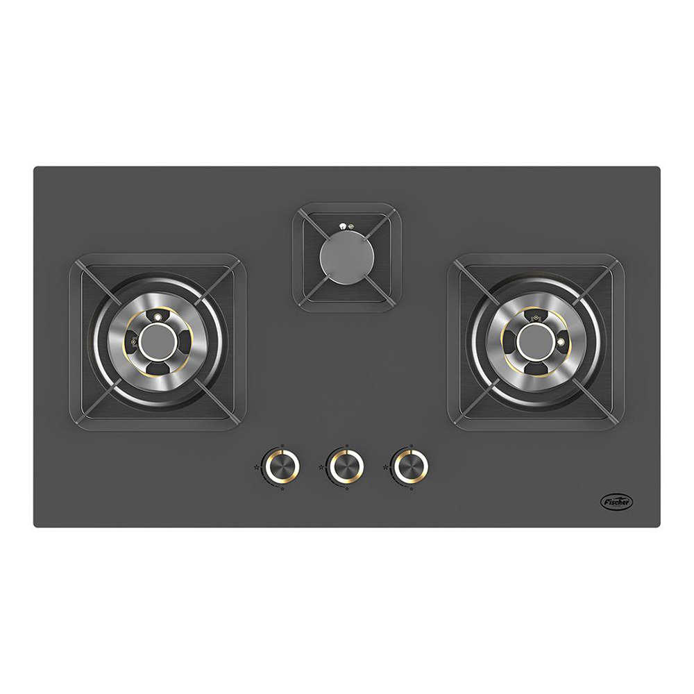 Fischer FBH-G78-3CB 3 Burner Glass Surface 