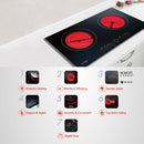 FOTILE Electrical Hob EEG30202 The Most Powerful In Its Class. High heating power for effective heating. ; German-made Schott Ceran Glass