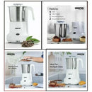 GEEPAS GCG 6105 Coffee Grinder - 450W Electric Grinder | Separate Stainless Steel Blades For Coffee Beans, Spices & Dried Nuts Grinding | Detachable Bowl | Large Capacity Mill