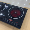 Geepas 6130 2-in-1 Induction and Infrared Double Burner Hot Plate 