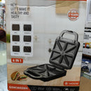 Geepas 6 in 1 Multi Snacks Maker Sandwich Maker