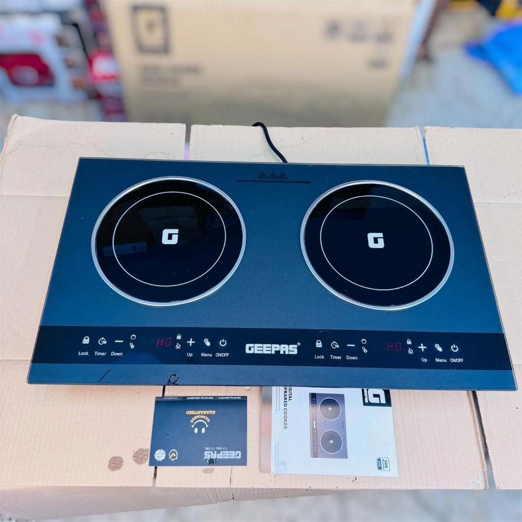 Geepas GIC6135P Double Digital Infrared Hot Plate 