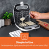 Geepas GWM676 Waffle Maker for Homemade Breakfasts and Delicious Snacks