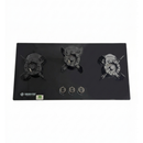 Golden Fuji GT-3(90) Built-In Kitchen Hob With 3 Gas Burners, GlassSurface and Automatic Piezo Ignition