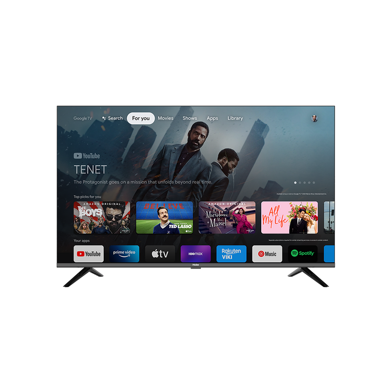 HAIER 65" H65K800UX 4K UHD Google TV  Resolution 3840*2160 Refresh Rate 60Hz 4 (HDMI 2.1) ALLM