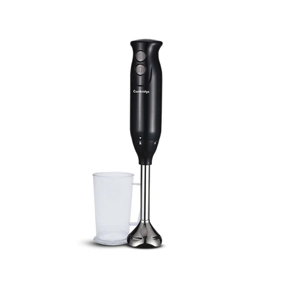 CAMBRIDGE Hand Blender HB8166: 400W Motor, Versatile Performance, Effortless Food Preparation, Compact and User-Friendly Design, Black Color