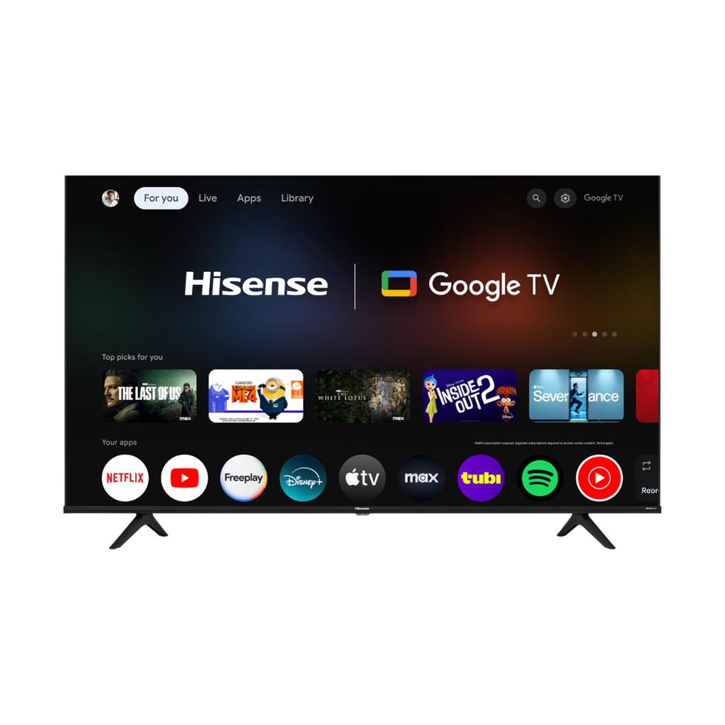 HISENSE 50 Inch A6H LED 4K UHD Smart Google TV