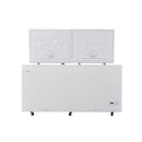 Haier 535 Liter (18.8CF) New Twin Model Freezer HDF-535 (TWIN DOOR) Haier HDF-535 new twin model with 100 hours of freezing retention without electricity. There is a 3 layered door with two LED lights.
