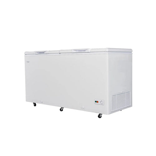 Haier 535 Liter (18.8CF) New Twin Model Freezer HDF-535 (TWIN DOOR) Haier HDF-535 new twin model with 100 hours of freezing retention without electricity. There is a 3 layered door with two LED lights.