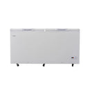 Haier 535 Liter (18.8CF) New Twin Model Freezer HDF-535 (TWIN DOOR) Haier HDF-535 new twin model with 100 hours of freezing retention without electricity. There is a 3 layered door with two LED lights.