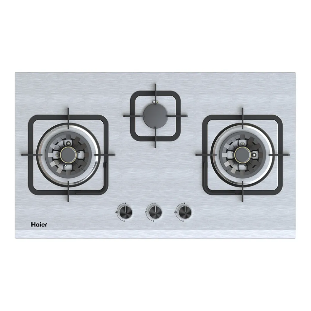 Haier HCC-Q87388 3 Burner Stainless Steel