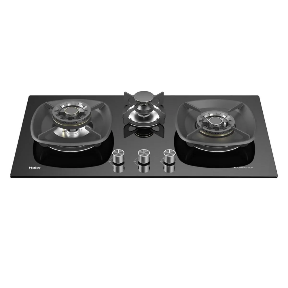 Haier HCC-Q88396B Bluetooth Hob 3 Burner