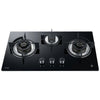 Haier HCC Q67356 NG 3 Burner Tempered Glass Hob