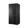 HAIER HRF-578TBG Side-by-Side Refrigerator: Spacious Capacity, Advanced Cooling Technology, Energy-Efficient Design, Black Exterior, Intuitive Controls, Robust Build Quality
