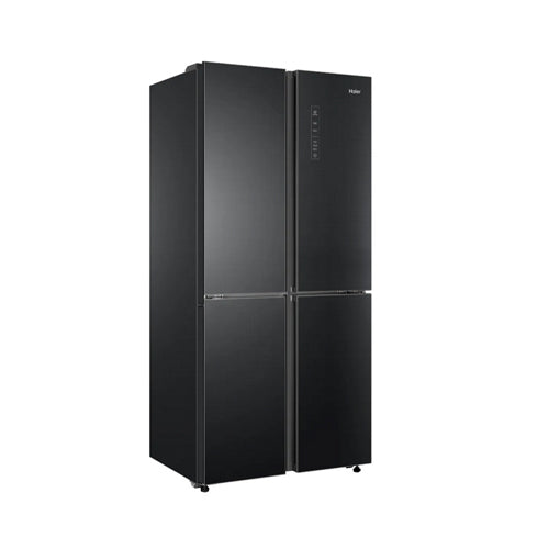 HAIER HRF-578TBG Side-by-Side Refrigerator: Spacious Capacity, Advanced Cooling Technology, Energy-Efficient Design, Black Exterior, Intuitive Controls, Robust Build Quality