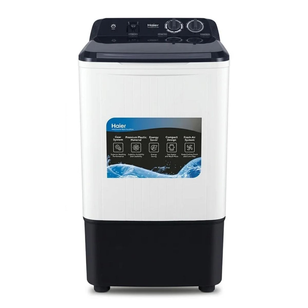 Haier HWM 130-1217 WB 13KG Single Tub Washing Machine, Powerful Cleaning, Large Capacity & Reliable Laundry Performance for Families