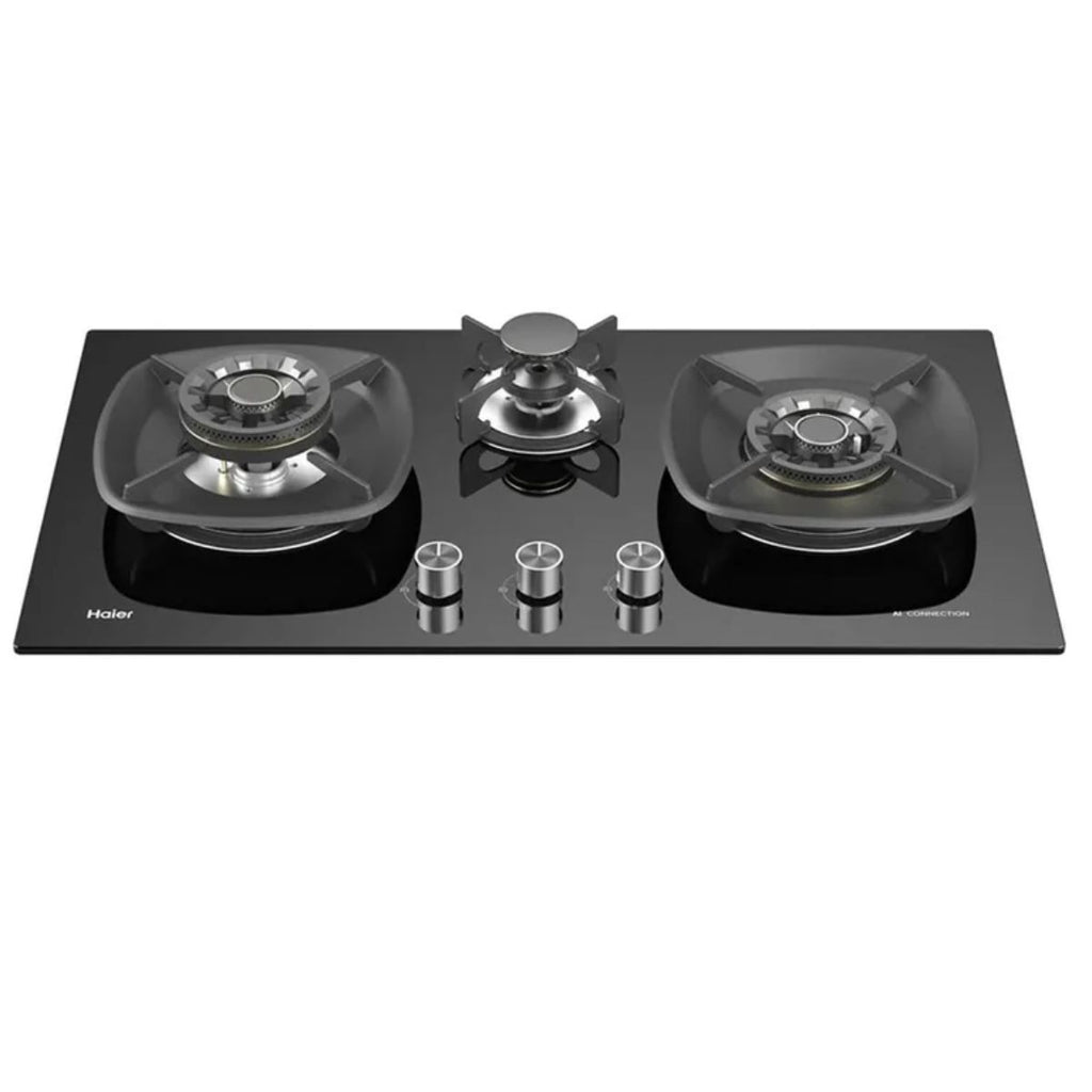Haier 3 Burner Glass Gas Hob HCC Q88396 NG 