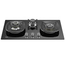 Haier 3 Burner Glass Gas Hob HCC Q88396 NG 