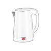 CAMBRIDGE Electric Kettle JK-376: Easy Filling, Stainless Steel Heating Element, Removable Nylon Filter, Auto Turn Off, Evaporation/Overheat Protection, 1800W