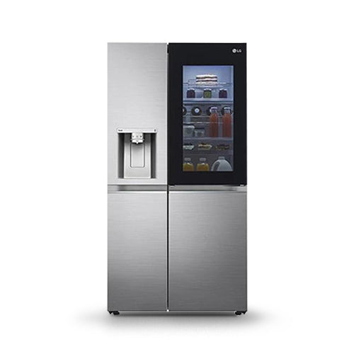 LG GRX267CSHS REF SIDE BY SIDE  604 Liter Side by Side Refrigerator Door-in-Door with Dispenser, Inverter Linear Compressor, Color Silver.