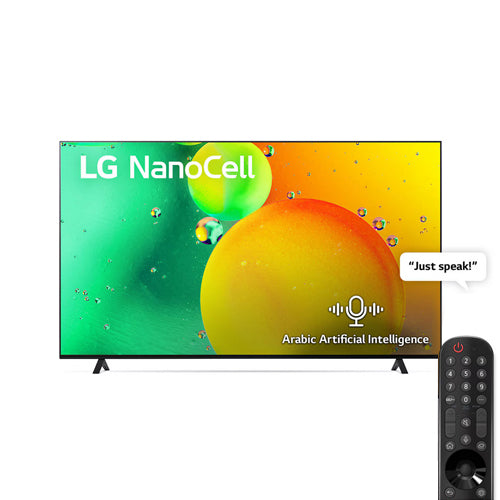 LG NanoCell TV 86 Inch NANO79 Series, Cinema Screen Design 4K Cinema HDR WebOS Smart AI ThinQ Real 4K NANO Cell for Pure colour with Nano Colour , Nano Accuracy