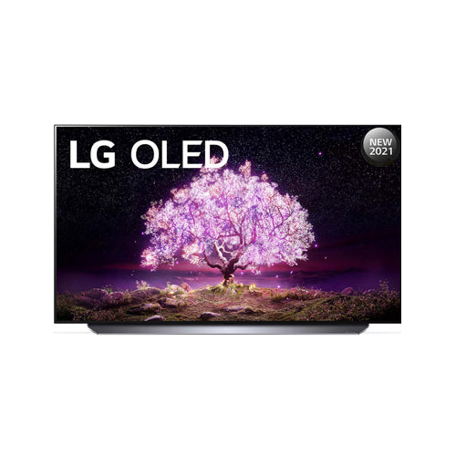 LG 55" OLED TV C1 Series: Cinema Screen Design, 4K Cinema HDR, webOS Smart with ThinQ AI, Pixel Dimming