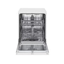 LG QuadWash™ Dishwasher: 14 Place Settings, EasyRack™ Plus, Inverter Direct Drive, ThinQ, White – Efficiently Cleans Light to Heavy-Duty Dishes.
