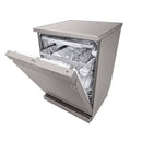 LG QuadWash™ Steam Dishwasher - DFB425FP, high-performance dishwasher designed for efficiency and convenience. With innovative QuadWash™ technology, TrueSteam™ for superior cleaning, and SmartThinQ™