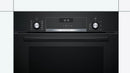 BOSCH HBJ558YBOQ, Black 60x60 cm Built-in Oven with EcoClean Direct, White LCD Display, Soft Close Door, and 8 Heating Modes