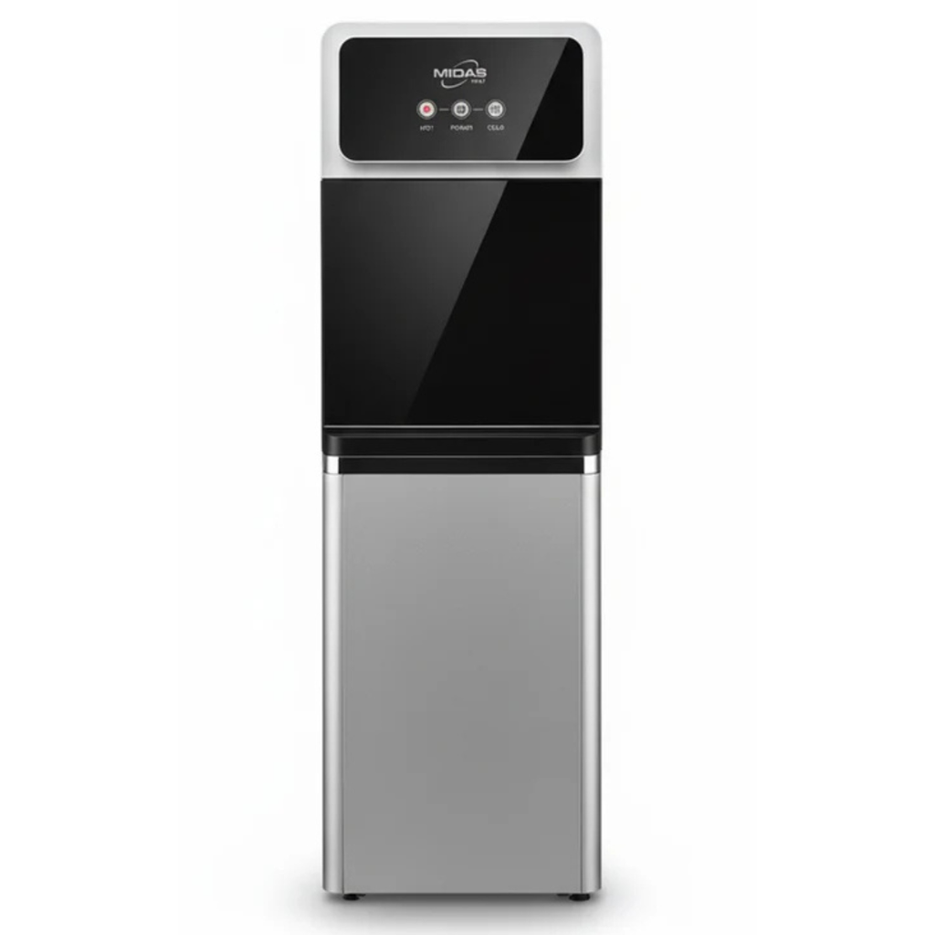 Midas WD-1080 3-Tap White Black Water Dispenser & Fridge