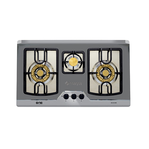 NASGAS Kitchen Hob DG-333-BK Brass Burner Is A State-of-the-art Kitchen Appliance Designed To Provide High Performance, Versatility, And Reliability