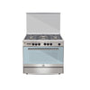 Nasgas NG-786 Cooking Range Executive Glass Top, premium kitchen appliance designed to combine versatility, performance, and style, multiple gas burners, an oven with baking and grilling capabilities